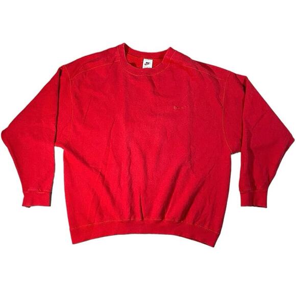 Vintage 90s Nike Sport Crewneck Sweater - XL - Picture 1 of 5